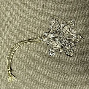 Mikasa Crystal Snowflake Ornament